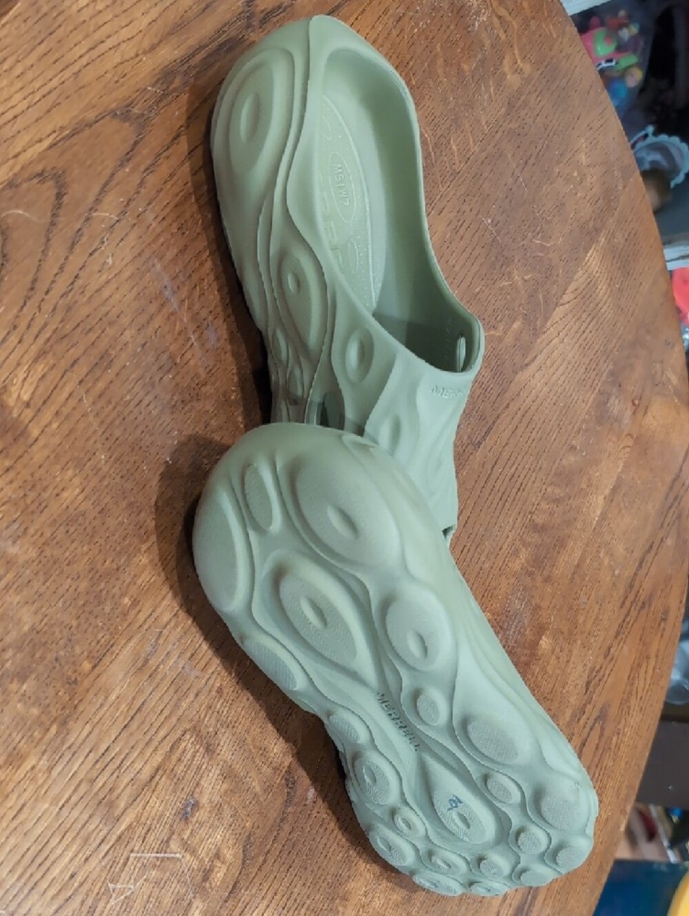 Merrell Hydro  Slide 2  Olive Green Men's 5 / Women's 7 - Picture 4 of 5